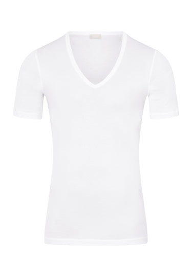 73665 Cotton Pure V-Neck T-Shirt - 101 White